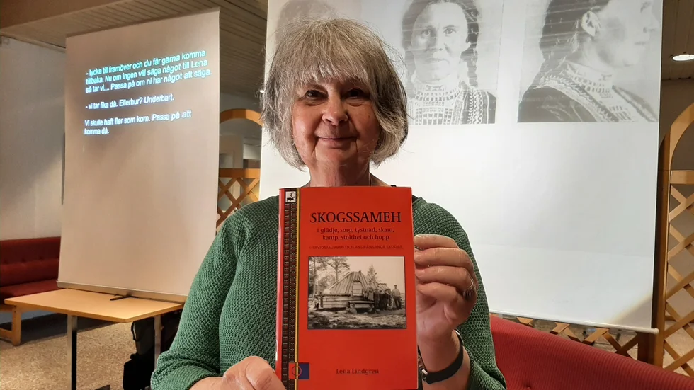 Lena Lindgren berättade om boken Skogssameh.