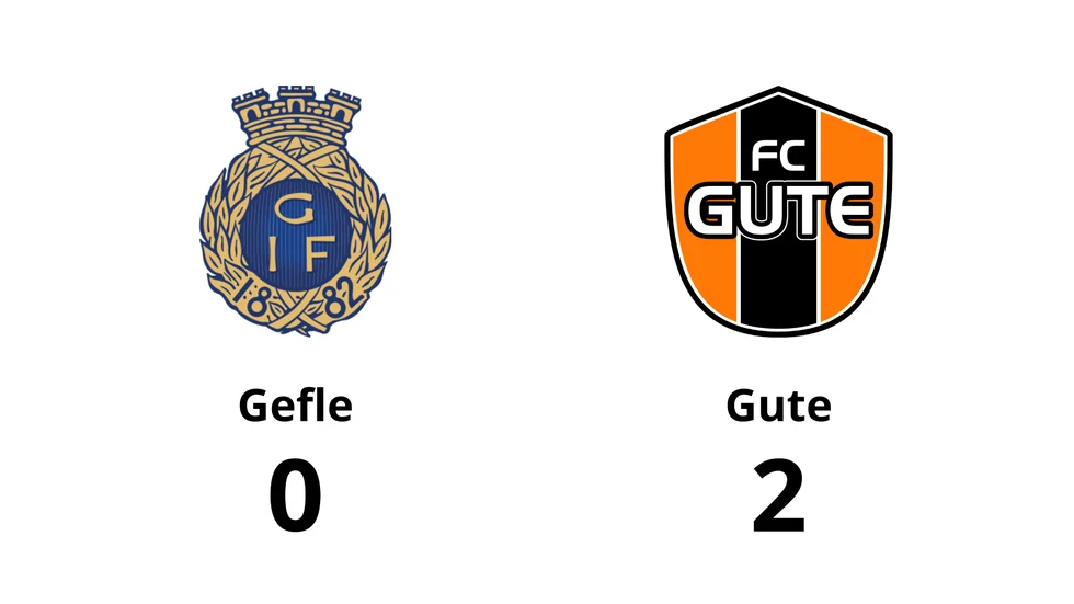 Gefle IF FF förlorade mot FC Gute