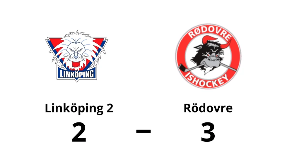 Linköping 2 förlorade mot Rödovre SoIK