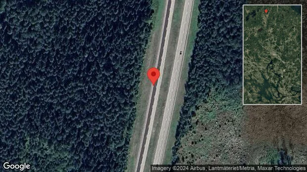 Störning i trafiken på grund av trasig personbil på E4