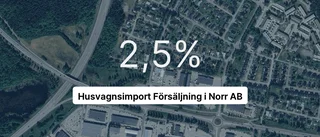 Så gick det för Husvagnsimport Försäljning i Norr AB i fjol