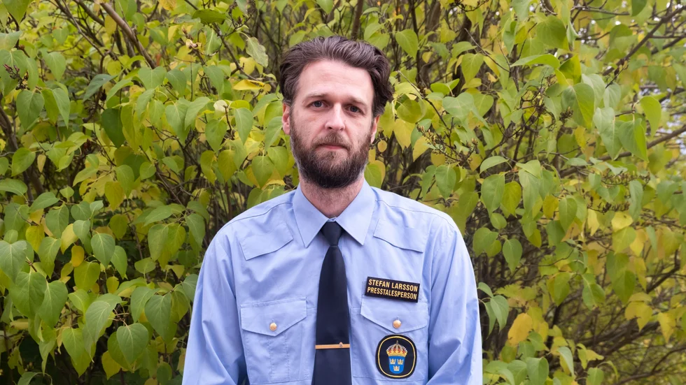 Stefan Larsson, polisens presstalesperson.