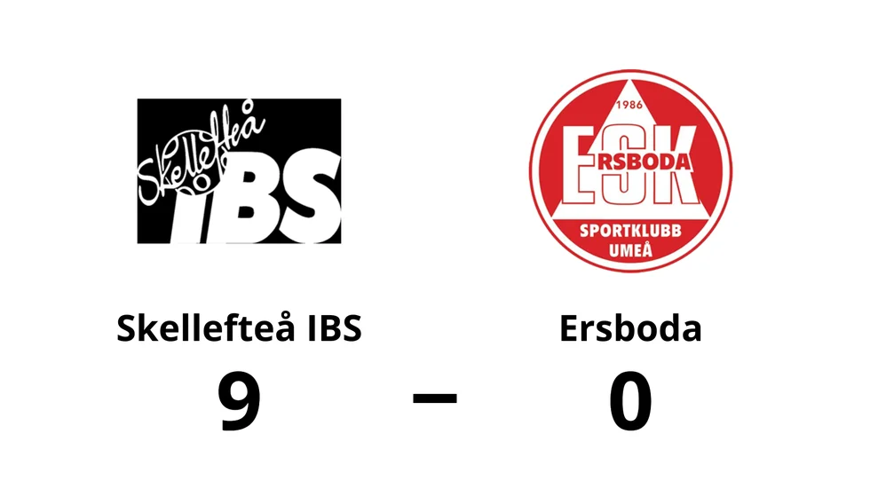 Skellefteå IBS vann mot Ersboda SK