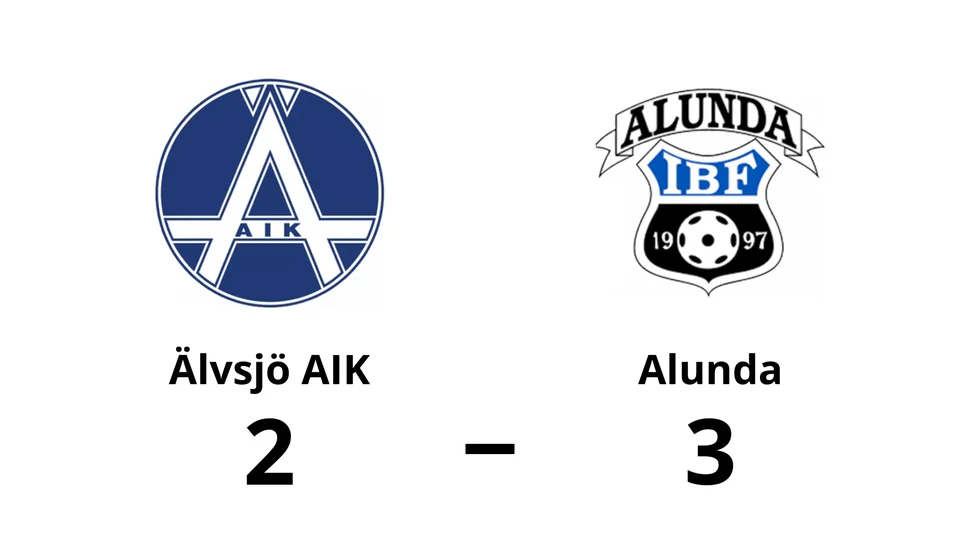 Älvsjö AIK IBF förlorade mot Alunda IBF