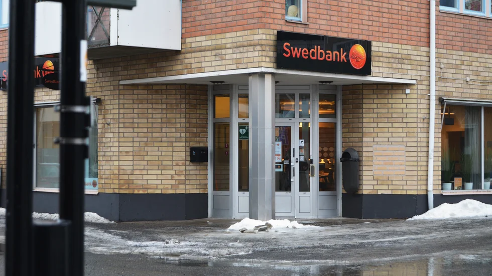 På Swedbank i Haparanda är det snart slut med drop in-besök.