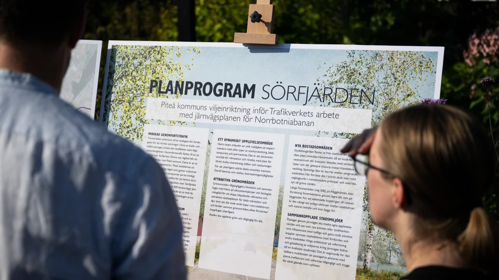 "Låt oss ta tillfället i akt och vara med och forma framtidens Piteå", skriver insändarskribenten. (Arkivbild)