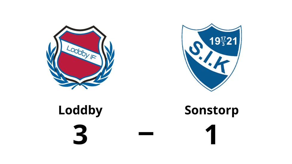 Loddby IF vann mot Sonstorps IK