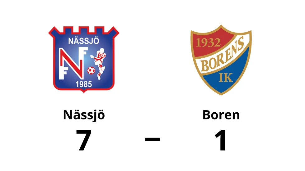 Nässjö vann mot Borens IK