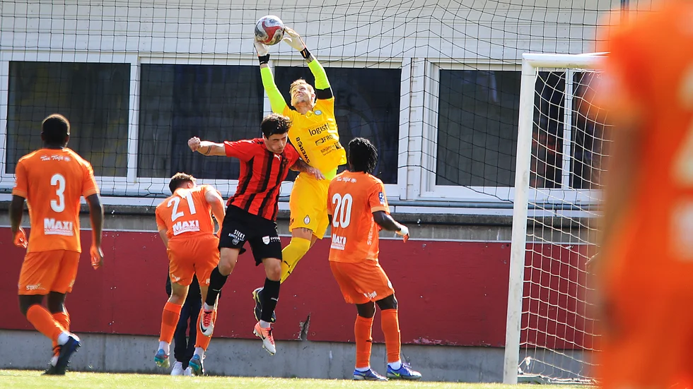 Kevin Dyplin gjorde en fin insats i AFC-målet.