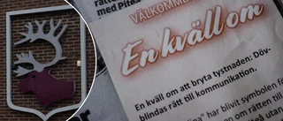 Piteå kommun dissar panelsamtal om dövblindas situation