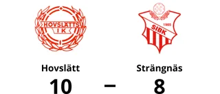 Strängnäs besegrades på bortaplan av Hovslätt