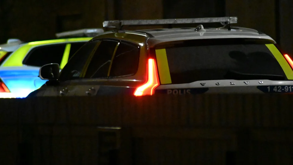 Polisen grep mannen under onsdagseftermiddagen misstänkt för grovt olaga hot med en yxa. (Arkivbild)