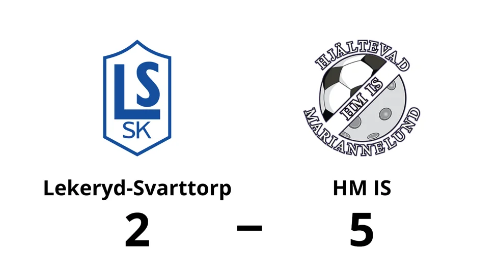 Lekeryd-Svarttorp förlorade mot HM IS