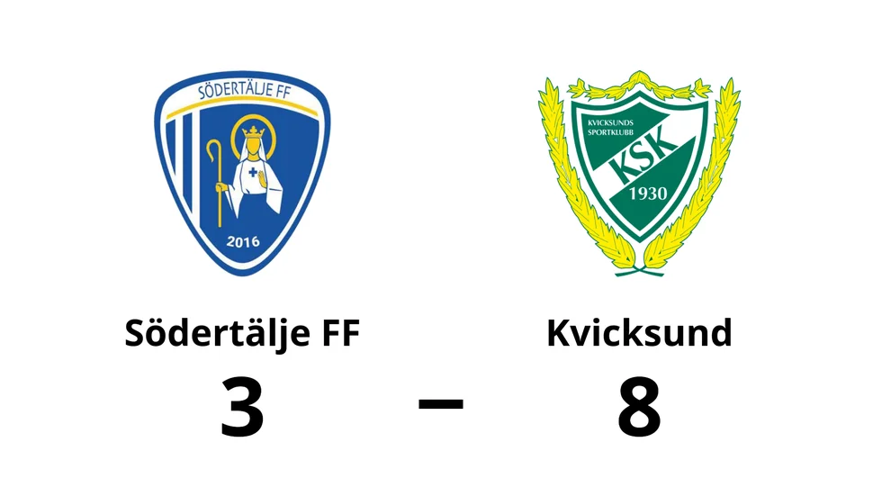 Södertälje FF U förlorade mot Kvicksunds SK