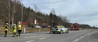 Trafikolycka i Trosa: förare tilldelades ordningsbot