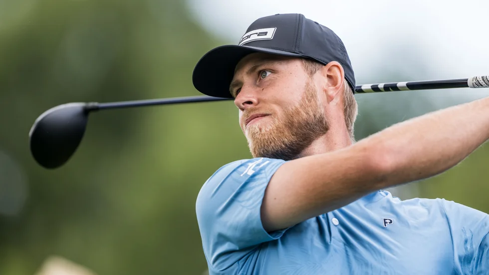 Jesper Svensson är på väg mot sitt bästa resultat på PGA-touren. Han ligger med i toppen i helgens tävling i Florida.