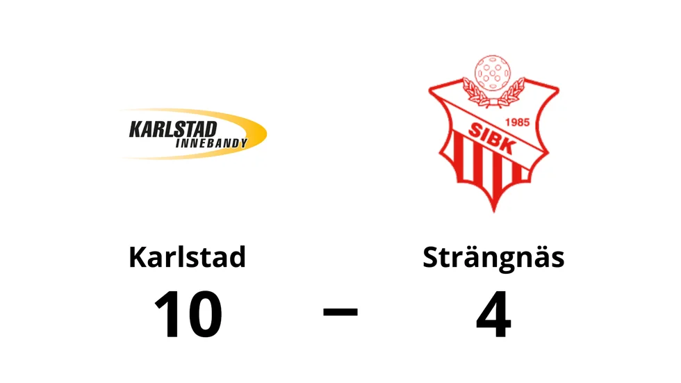 Karlstad IBF vann mot Strängnäs