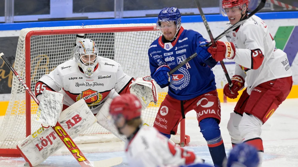 Edvin Olofsson storspelade för Almtuna mot Oskarshamn.