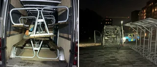 Skulle fixa födelsedagsfest – stal bänkar från Uppsalaskola
