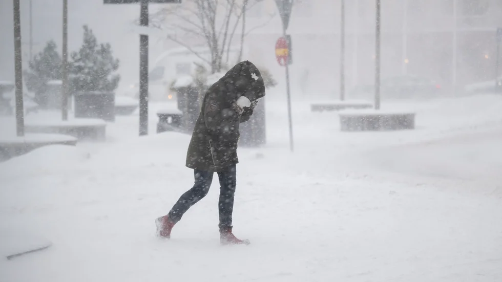 Prognosen för nästa vecka innehåller en hel del snö och vind.