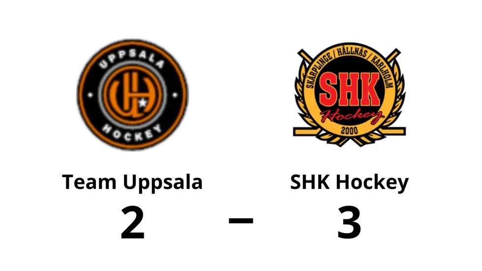 Team Uppsala förlorade mot SHK Hockey
