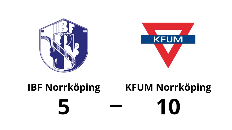 IBF Norrköping förlorade mot KFUM Norrköping IBF