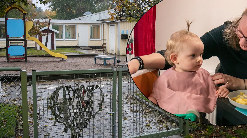 Förskolan Grindstugan läggs ner. Annelie Eriksson Blok och dottern Melizza måste byta förskola.