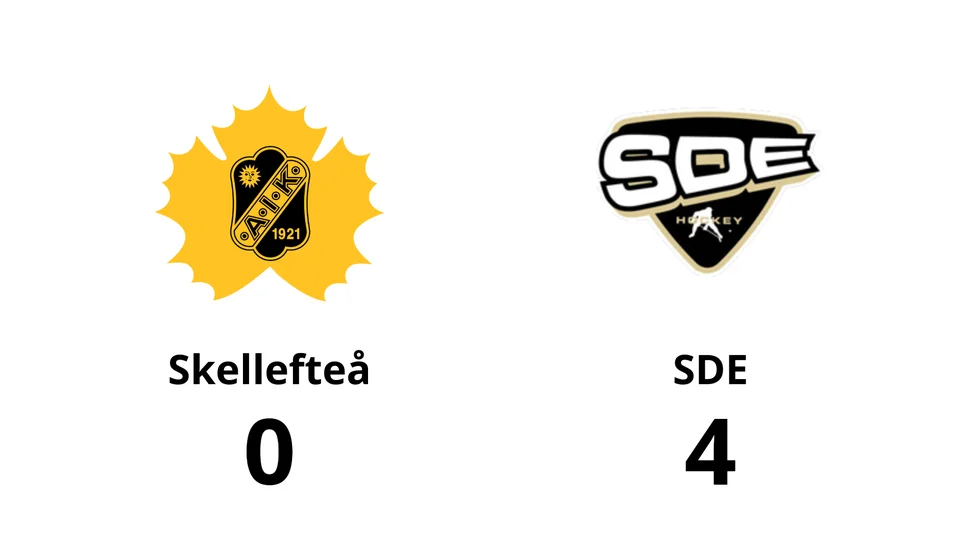Skellefteå AIK förlorade mot SDE