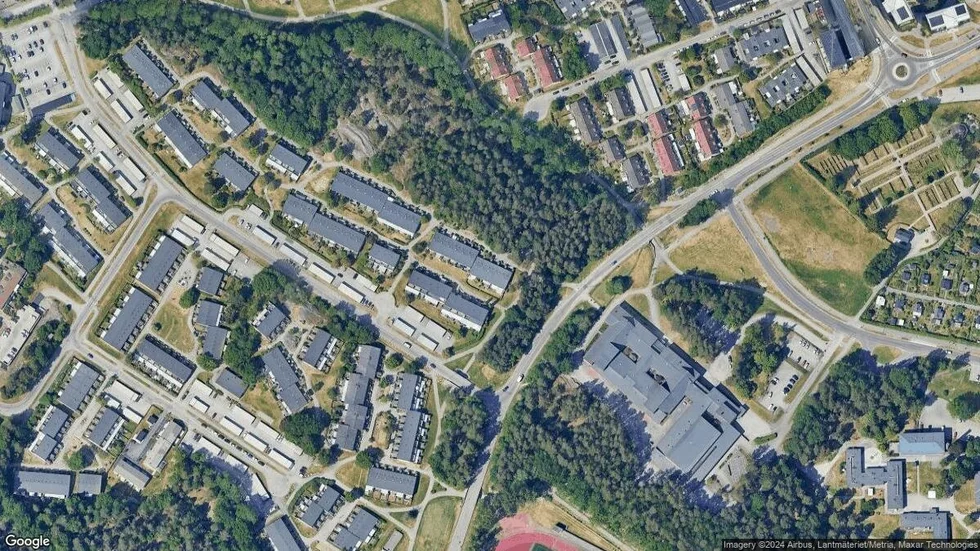 Området kring Wilhelm Wibergs Gata 98