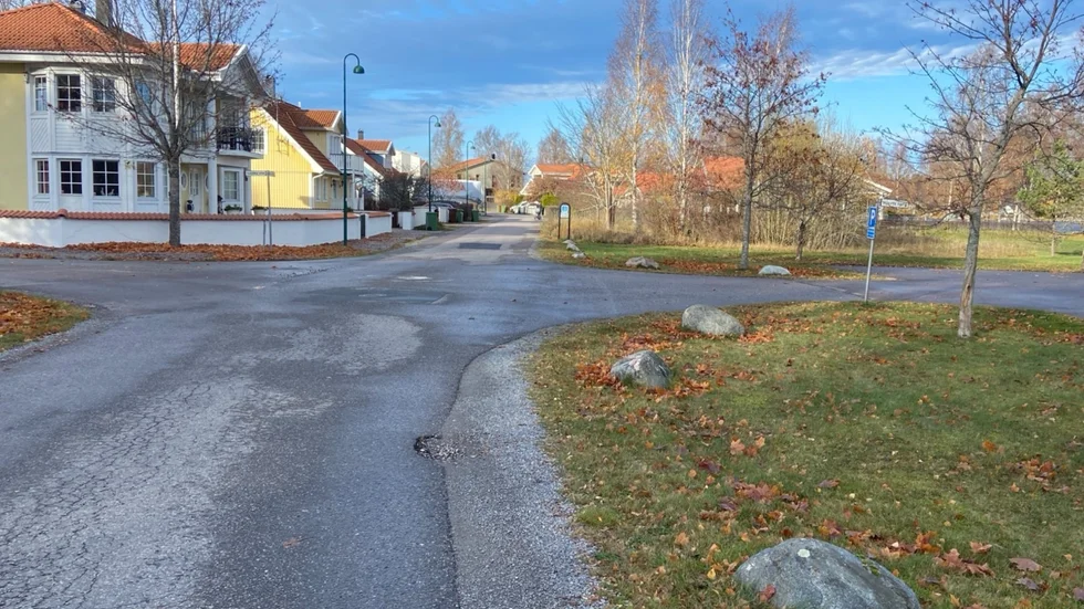 Sundbystrand i Stallarholmen. Här som på alla andra villagator på orten kommer det att vara 30 kilometer/timmen som gäller.
