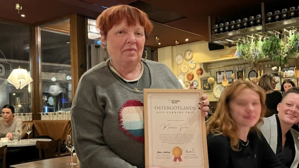 Madeleine Fontler fick sitt pris med nomineringen "På ett outtröttligt och inspirerande sätt kämpar för samhällets mest utsatta personer".