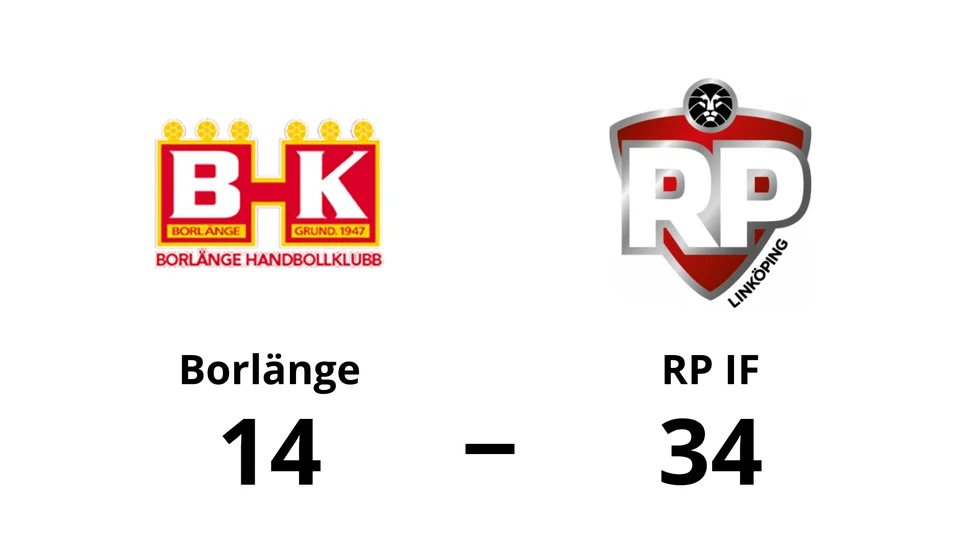 Borlänge HF förlorade mot RP IF HK