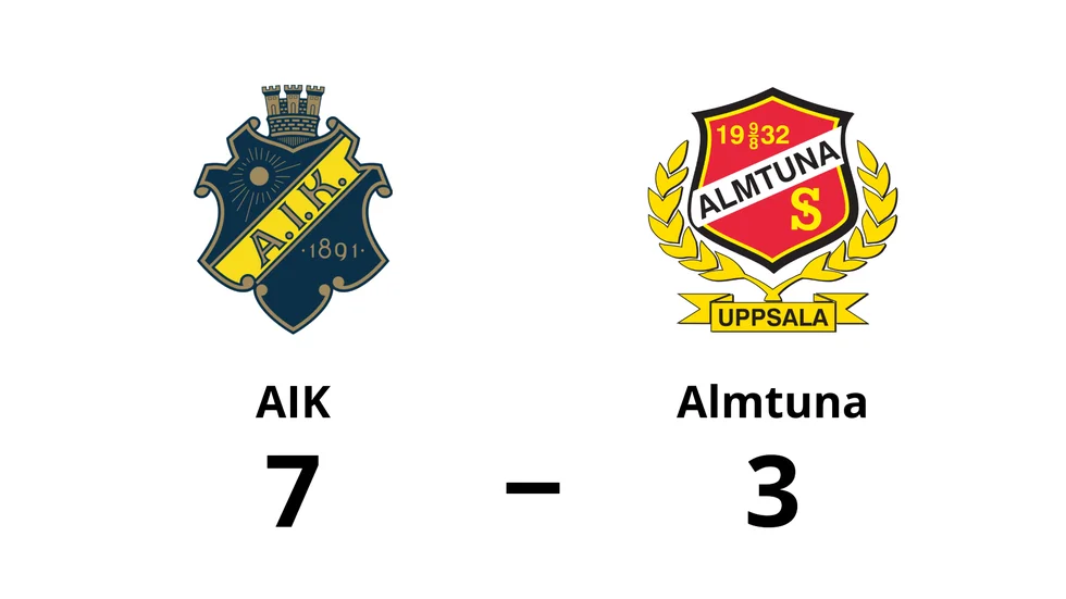 AIK vann mot Almtuna
