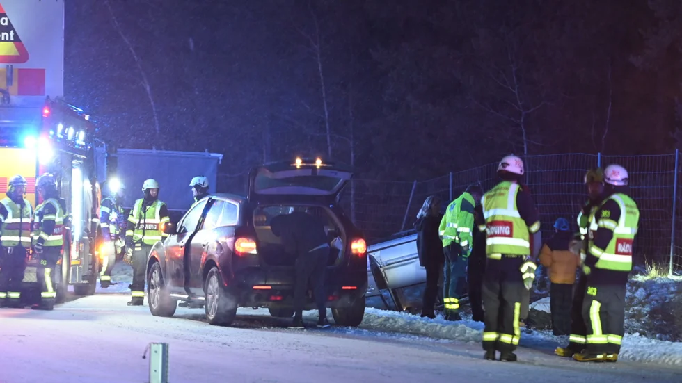 En allvarlig trafikolycka inträffade på E4.