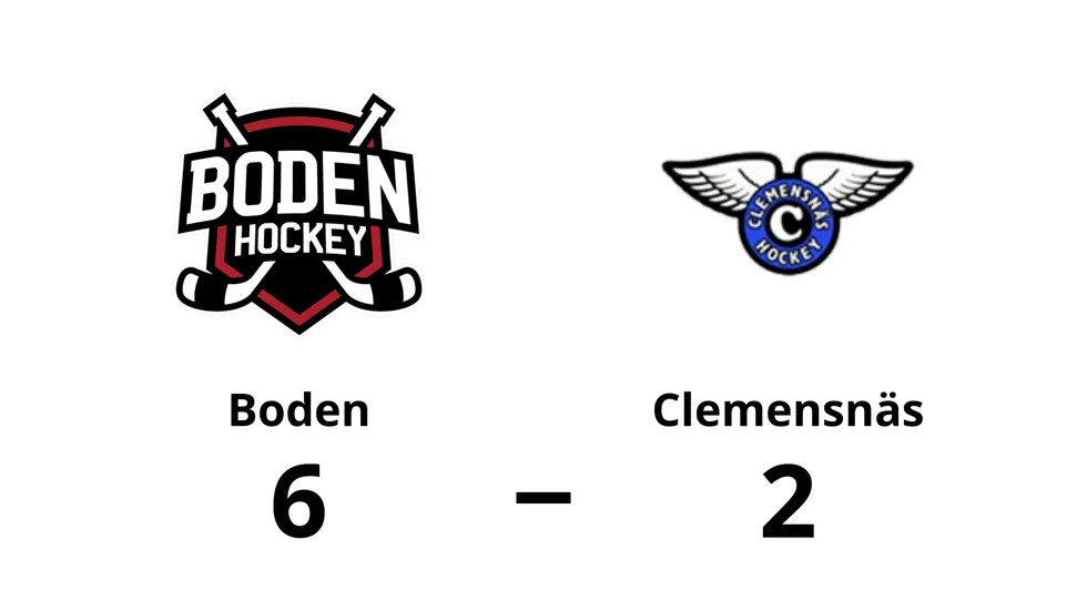 Bodens HF vann mot Clemensnäs HC