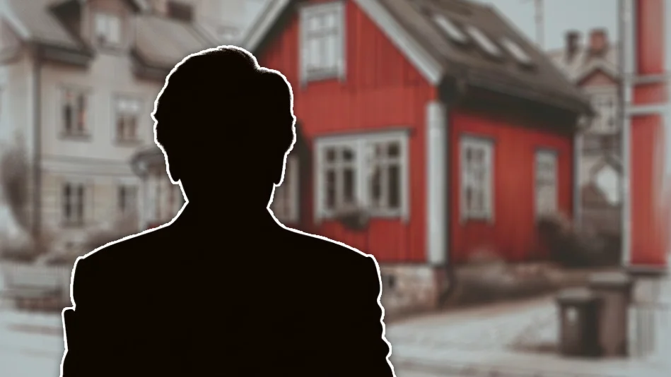 Mannen lurades på sitt hus av en släkting. (Bilden är genererad med hjälp av AI)