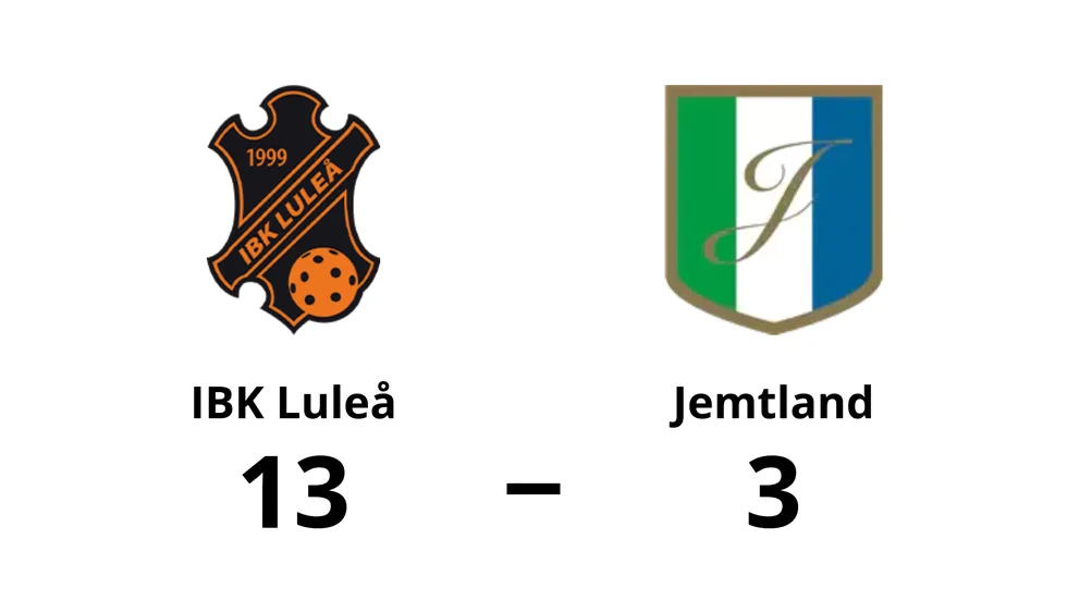 IBK Luleå vann mot Jemtland Innebandy