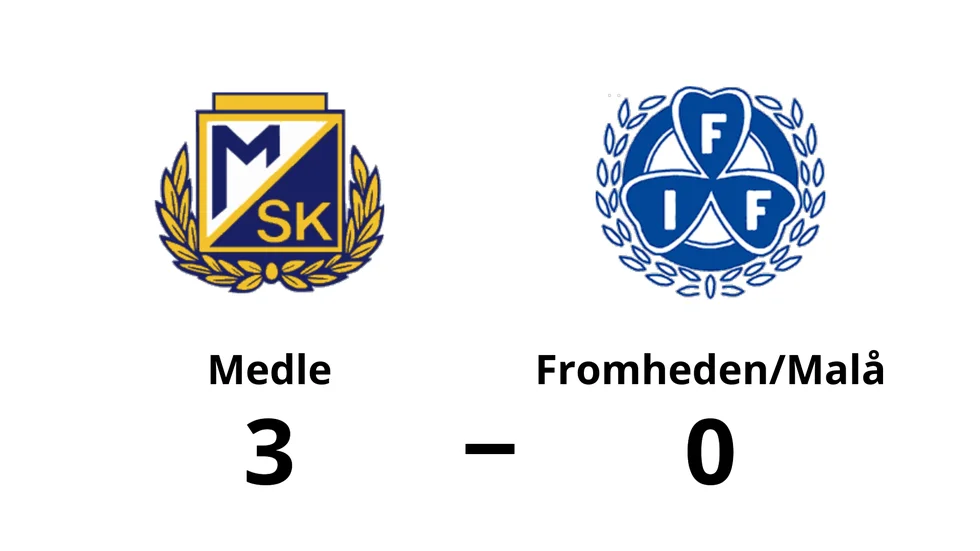 Medle SK vann mot Fromheden/Malå