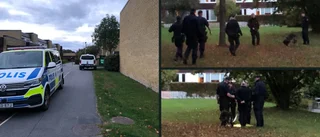 Polispådrag i bostadsområde i Linköping – misstänkt brott
