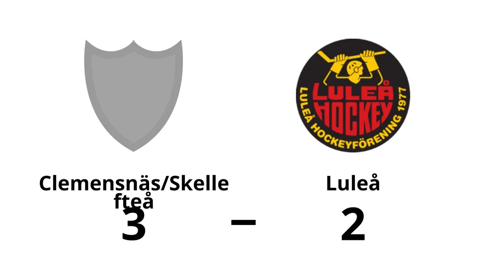 Clemensnäs/Skellefteå vann mot Luleå