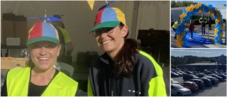 Veteranbilar, gratis glass och folkfest – i Volvos nya fabrik