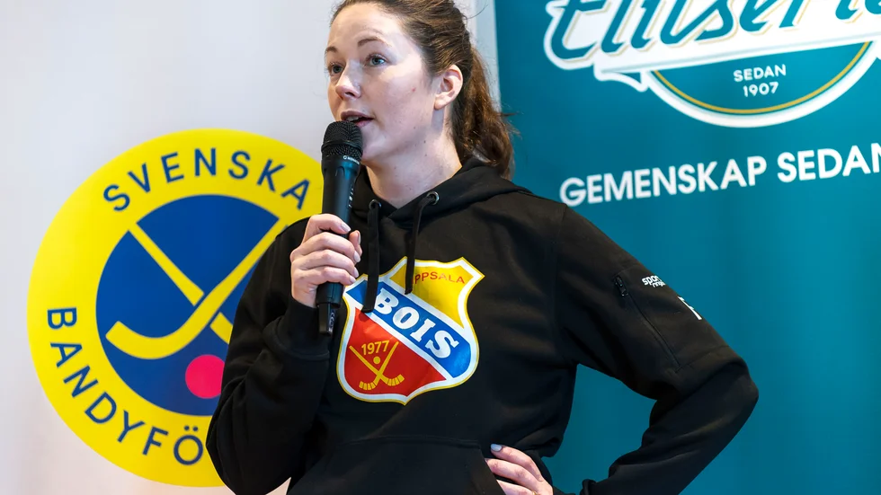 Uppsala Bois tränare Ebba Schotte (fd Wengström) var nöjd med lagets insats mot Hammarby.