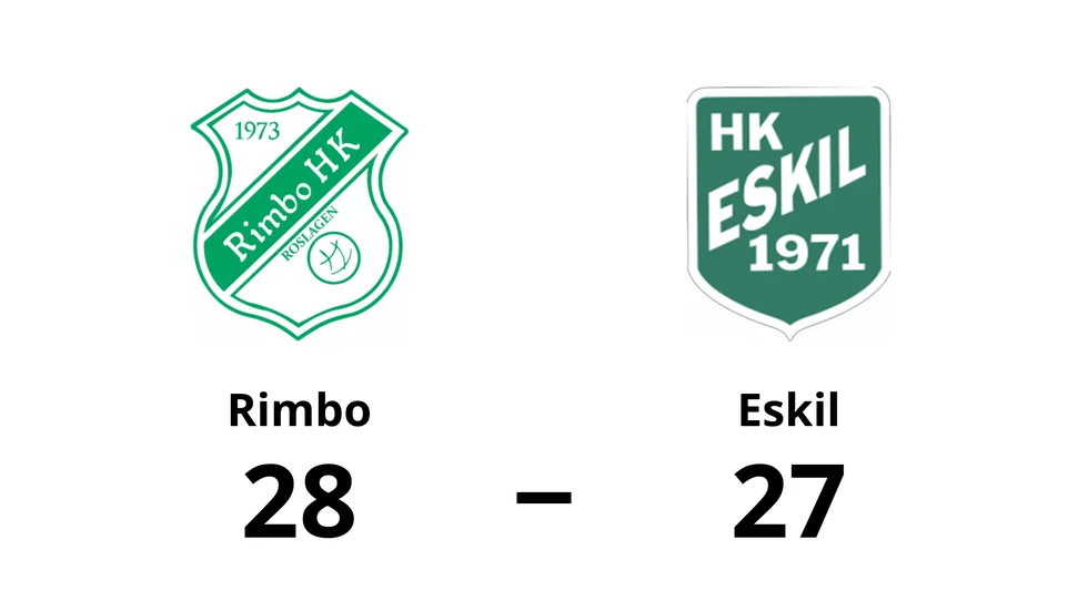 Rimbo vann mot Eskil