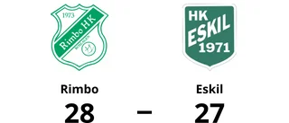 Knapp seger för Rimbo mot Eskil