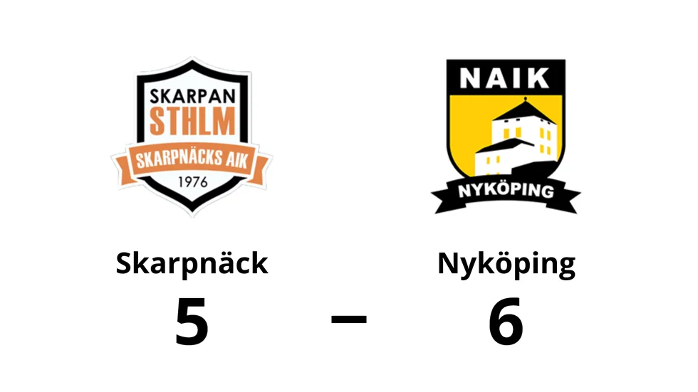 Skarpnäcks AIK förlorade mot Nyköpings AIK
