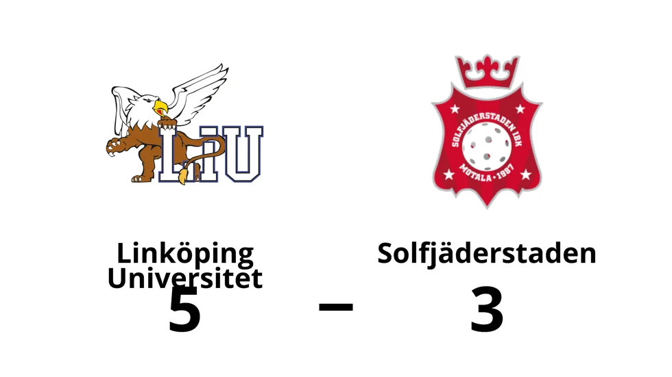Linköping Universitet vann mot Solfjäderstaden IBF