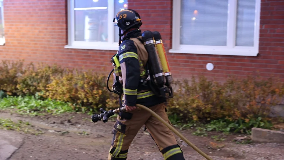 Äggkokningen slutade med besök av räddningstjänsten.