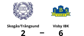 Visby IBK segrare borta mot Skogås/Trångsund