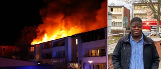 Adeola låg i sängen – sedan började det brinna