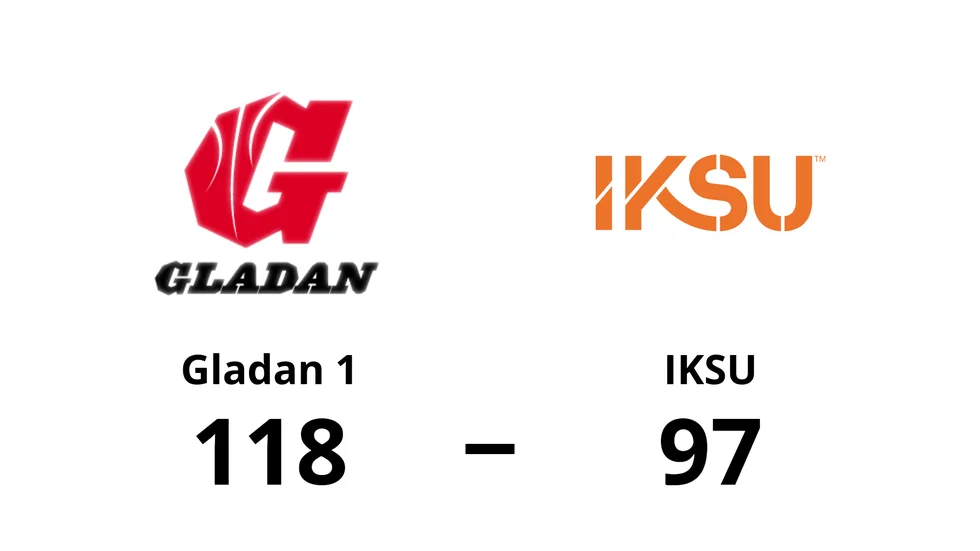 Gladan 1 vann mot IKSU Basket